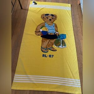Polo Ralph Lauren Home Yellow and Blue Towel